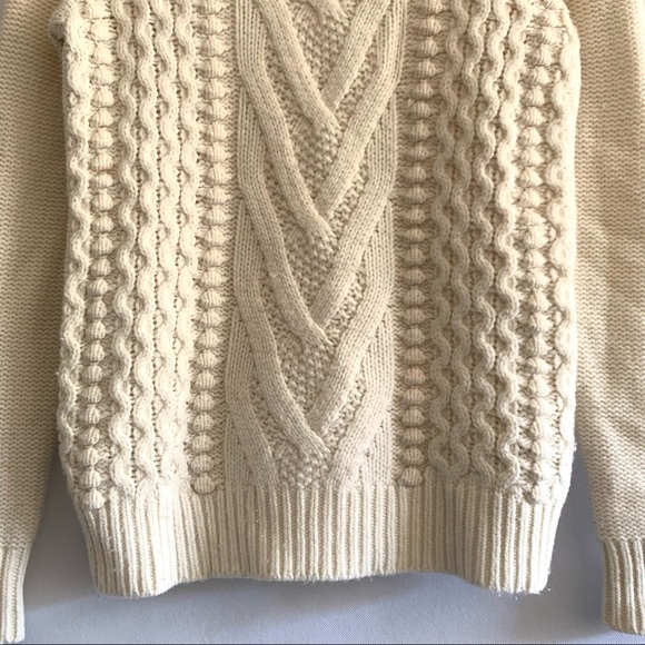 Tommy Hilfiger Cable Knit Wool Blend Sweater - Picture 4 of 11